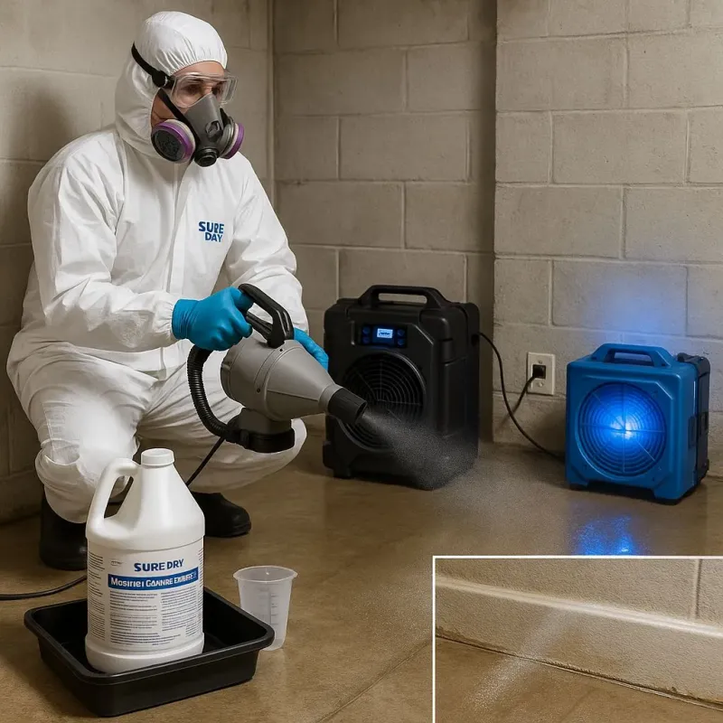 Sanitization and Odor Removal process in Breckinridge Center, KY